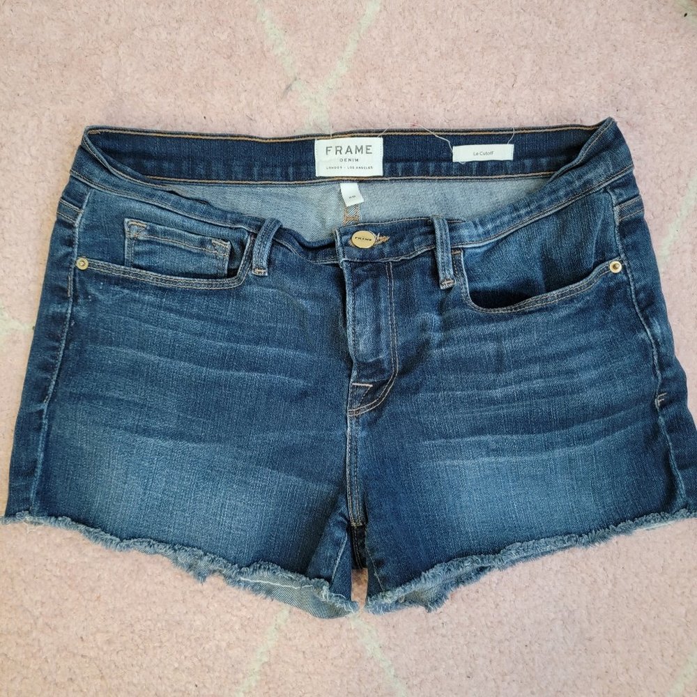 FRAME Le Cutoff Jean Shorts
